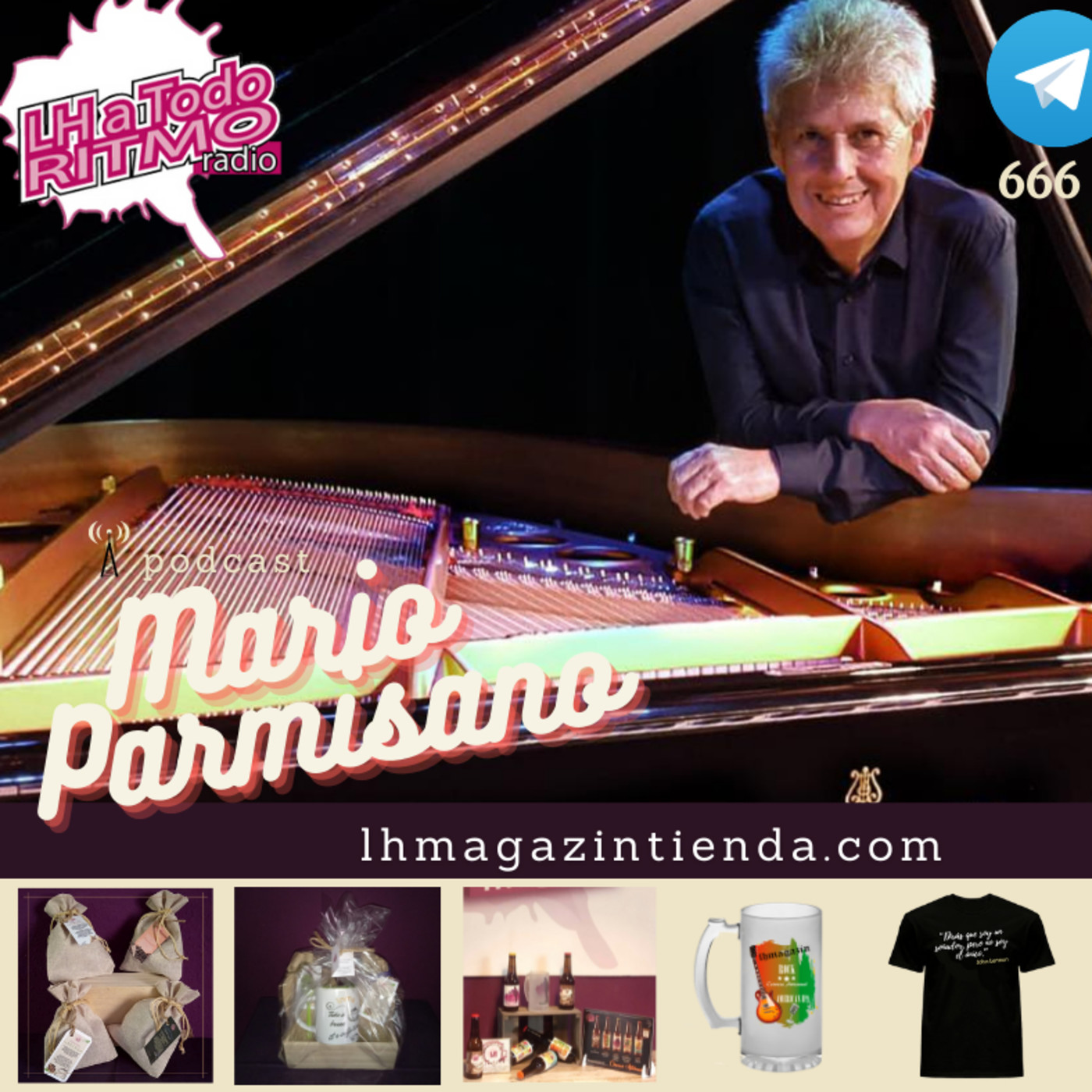 LH a Todo Ritmo - El gran pianista Mario Parmisano nos comenta su próximo concierto episode artwork