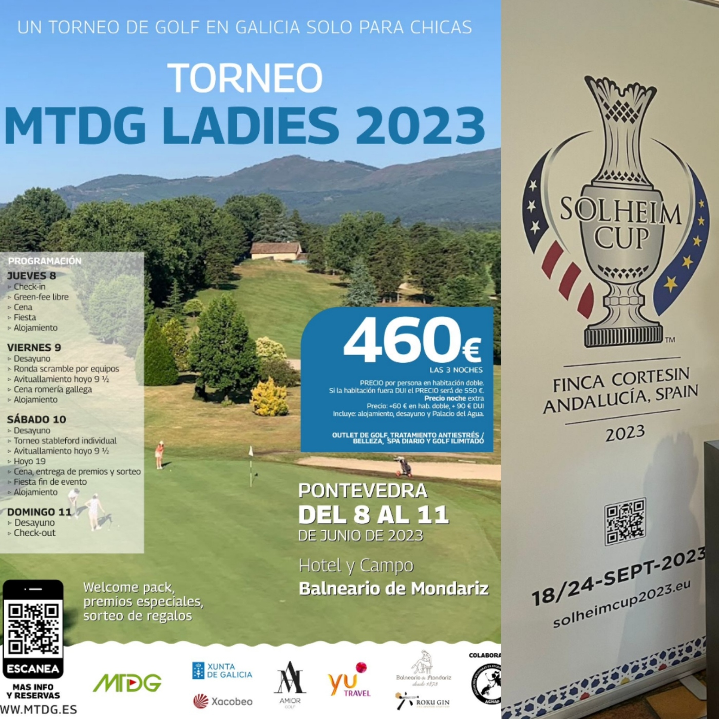 Preparando los 2 mejores torneos del golf femenino