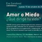 73 Programa Más Allá de la Tierra Radio, 2º/9 Conferencia Eva Sandoval “Amor o Miedo” Barcelona 15/10/15.
