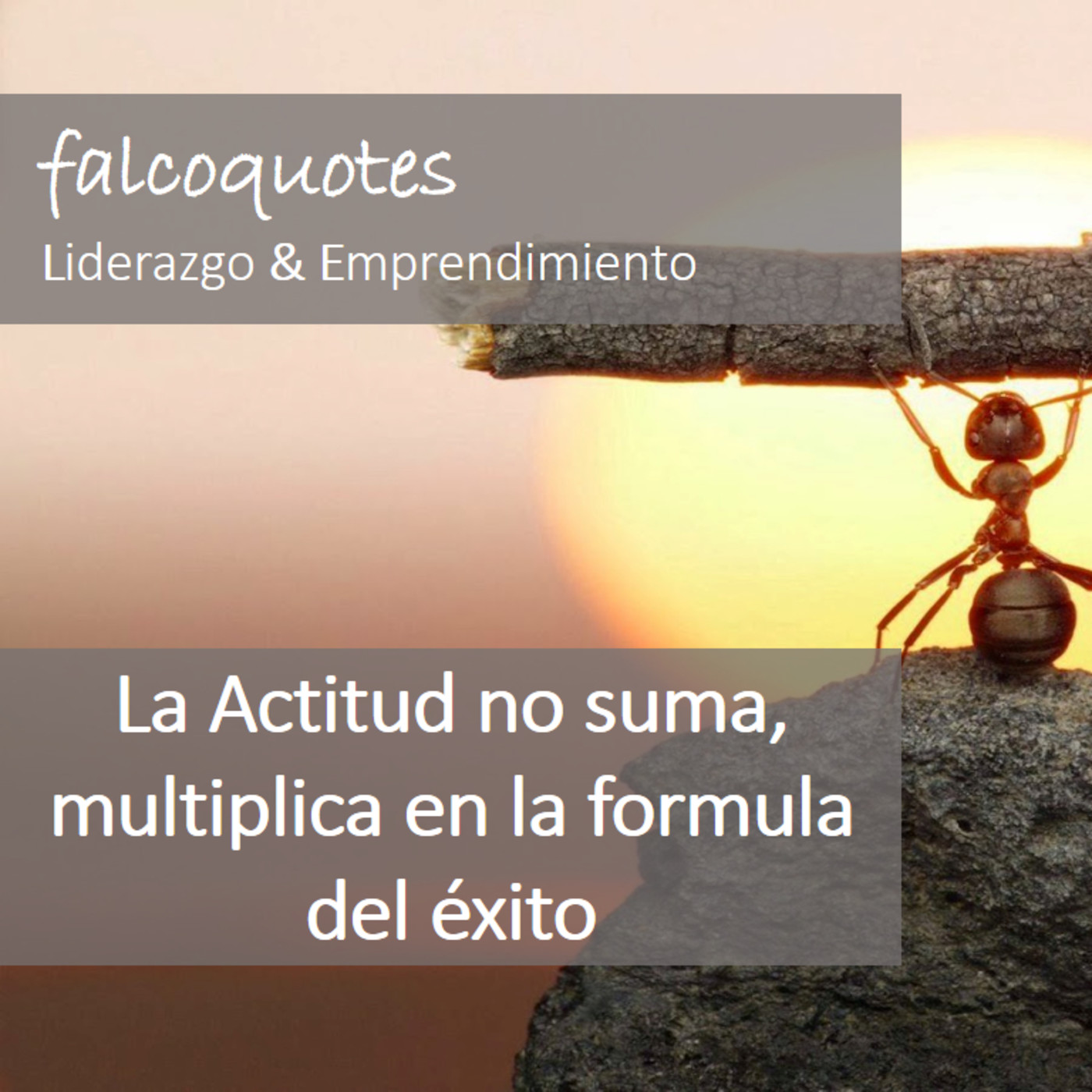 La actitud no suma, multiplica a la fórmula del éxito