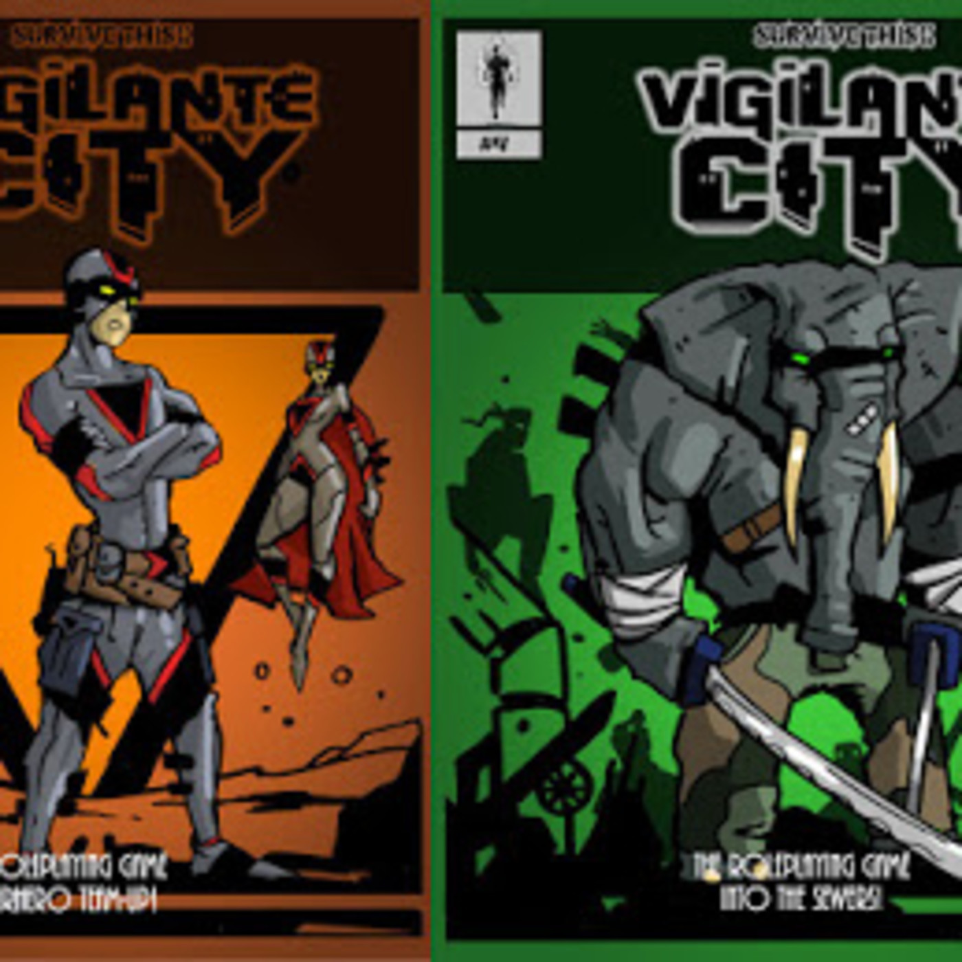La Choza del JDR #121- Survive This!- Vigilante City- Superhero Team-Up + Into the Sewers