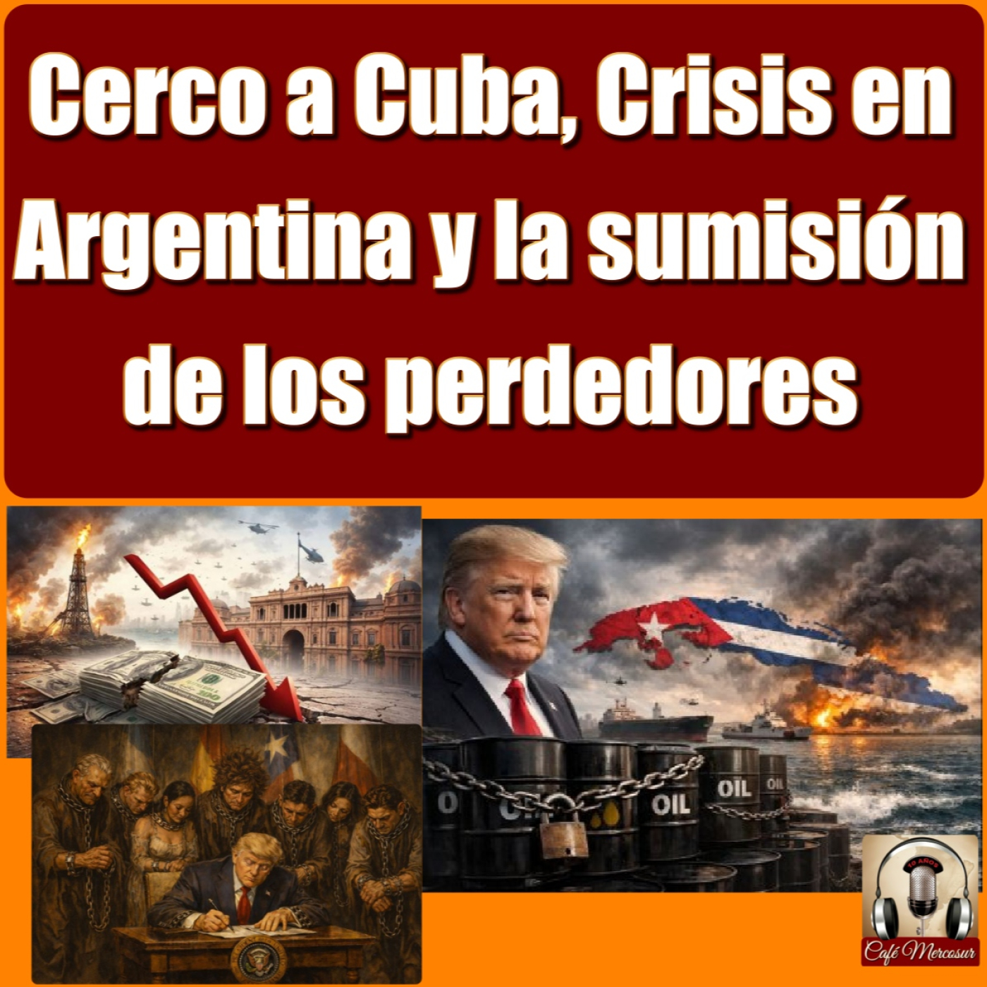 Cerco a Cuba, Crisis en Argentina y la sumisión de los perdedores