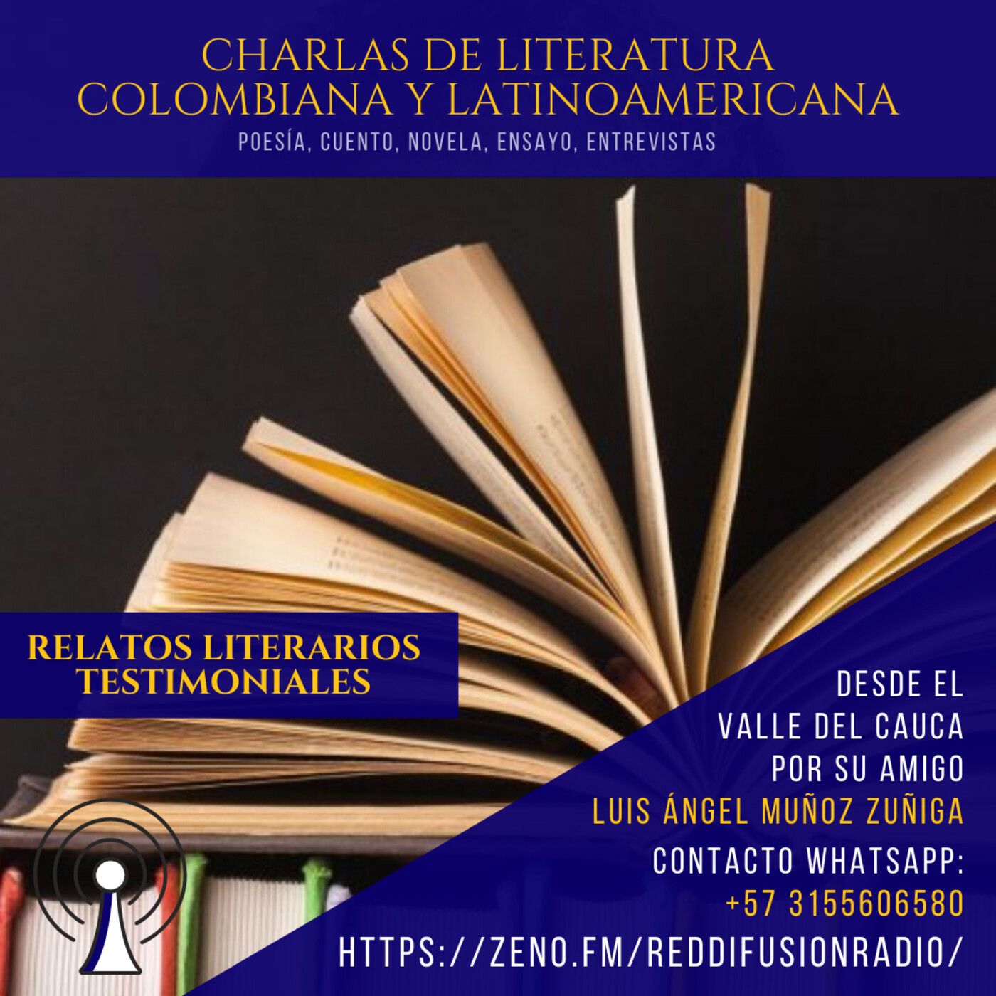 Charlas de literatura colombiana y latinoamericana