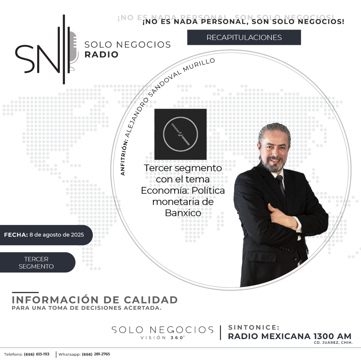 [SNR] Tercer segmento de Solo Negocios Radio del 8 de agosto de 2025 episode artwork