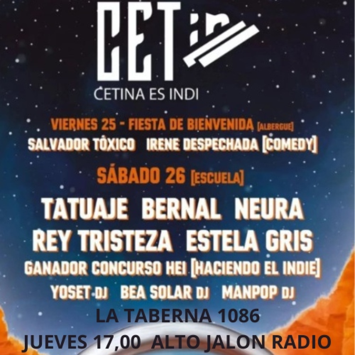 LA TABERNA 1086 – FESTIVAL CETIN Y NOVEDADES
