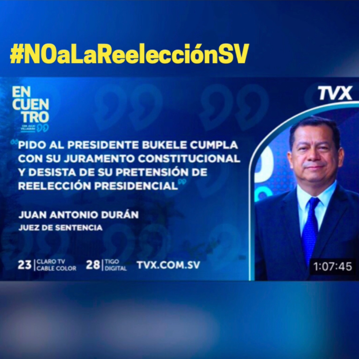NO A LA REELECCIÓN PRESIDENCIAL EN EL SALVADOR / Antonio Durán / 19SET2022 episode artwork