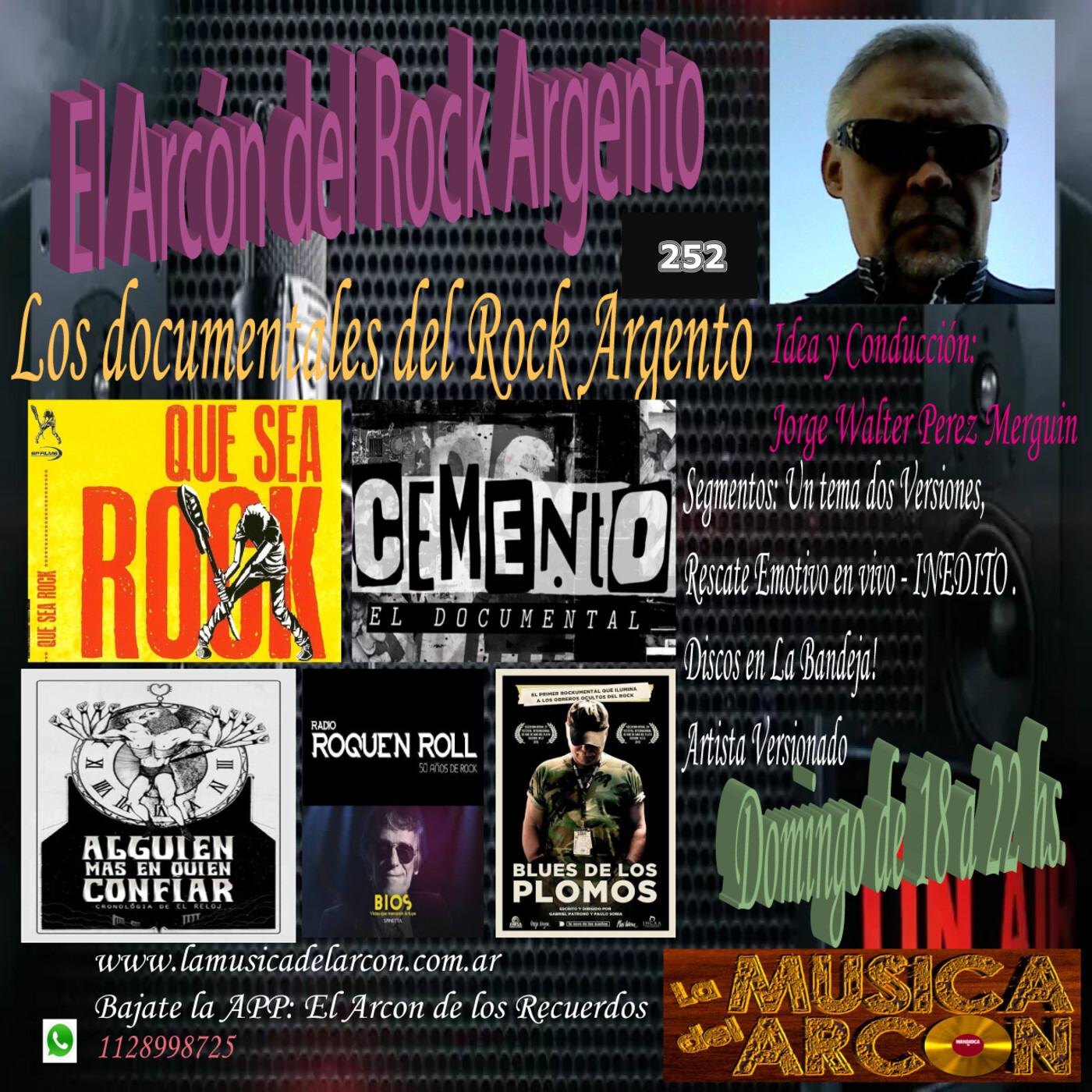 El Arcon del Rock Argento - Emision n° 252 - Documentales del Rock - 29-08-2021 episode artwork