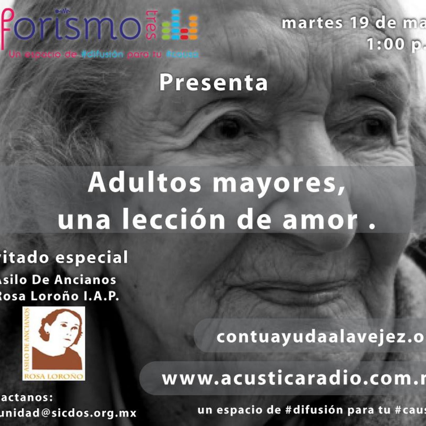 Adultos mayores, una lección de amor.