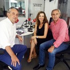 La directora de Go Up, Dora de Teresa, entrevista a los deportistas Javier y Cristina Castellar