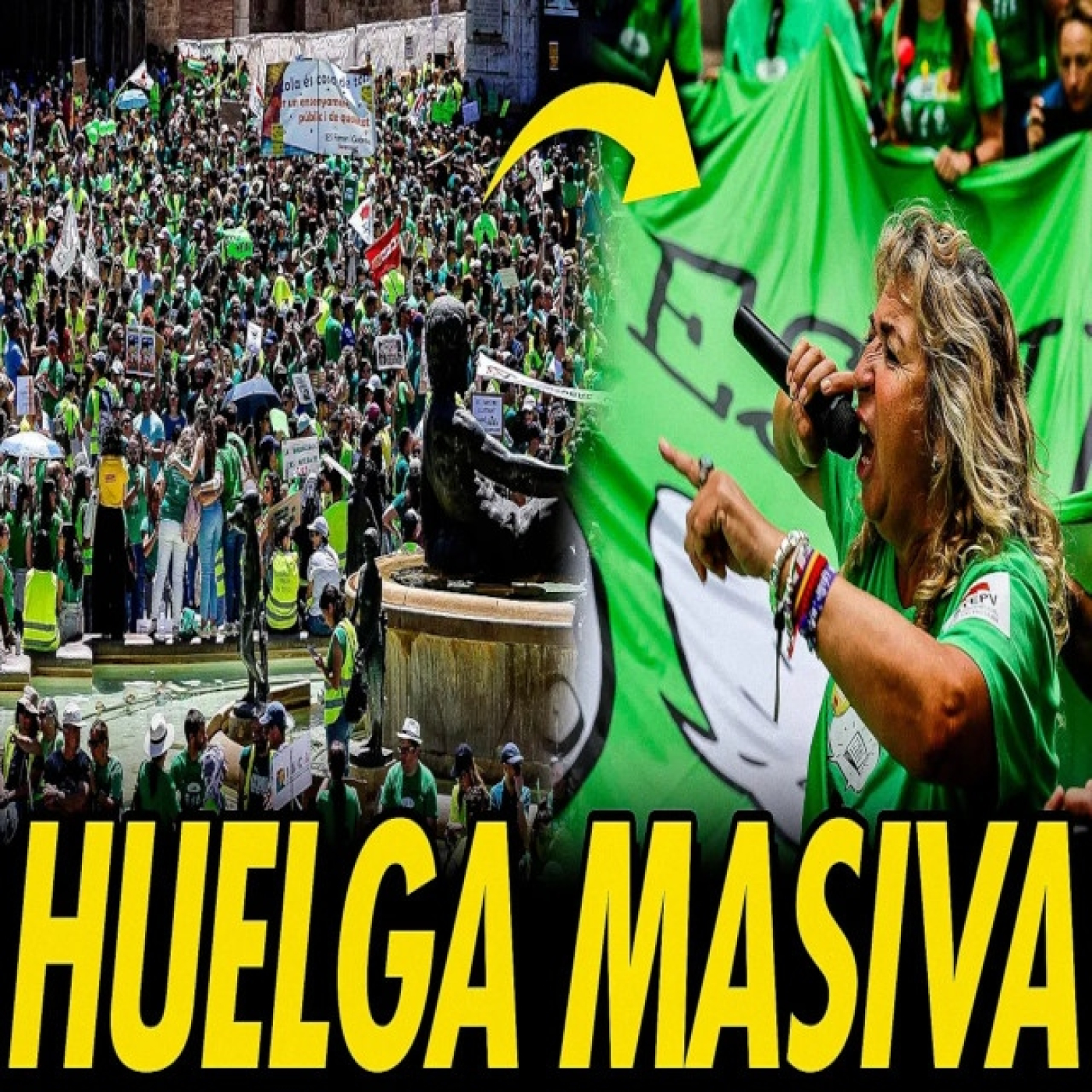 HUELGA MASIVA POR LA EDUCACIÓN PÚBLICA EN VALENCIA Y OTRAS COMUNIDADES