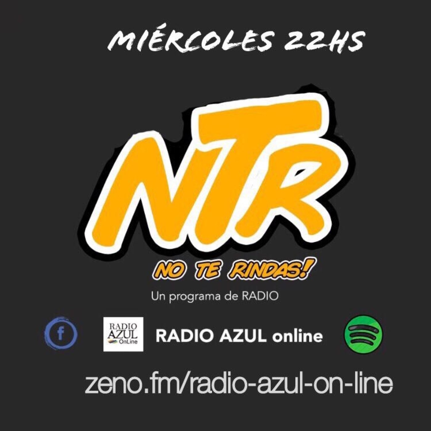 No Te Rindas! - RADIO AZUL online
