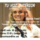 Tu voz interior: Programa 21º 'Como crear abundancia' (15-11-2011)