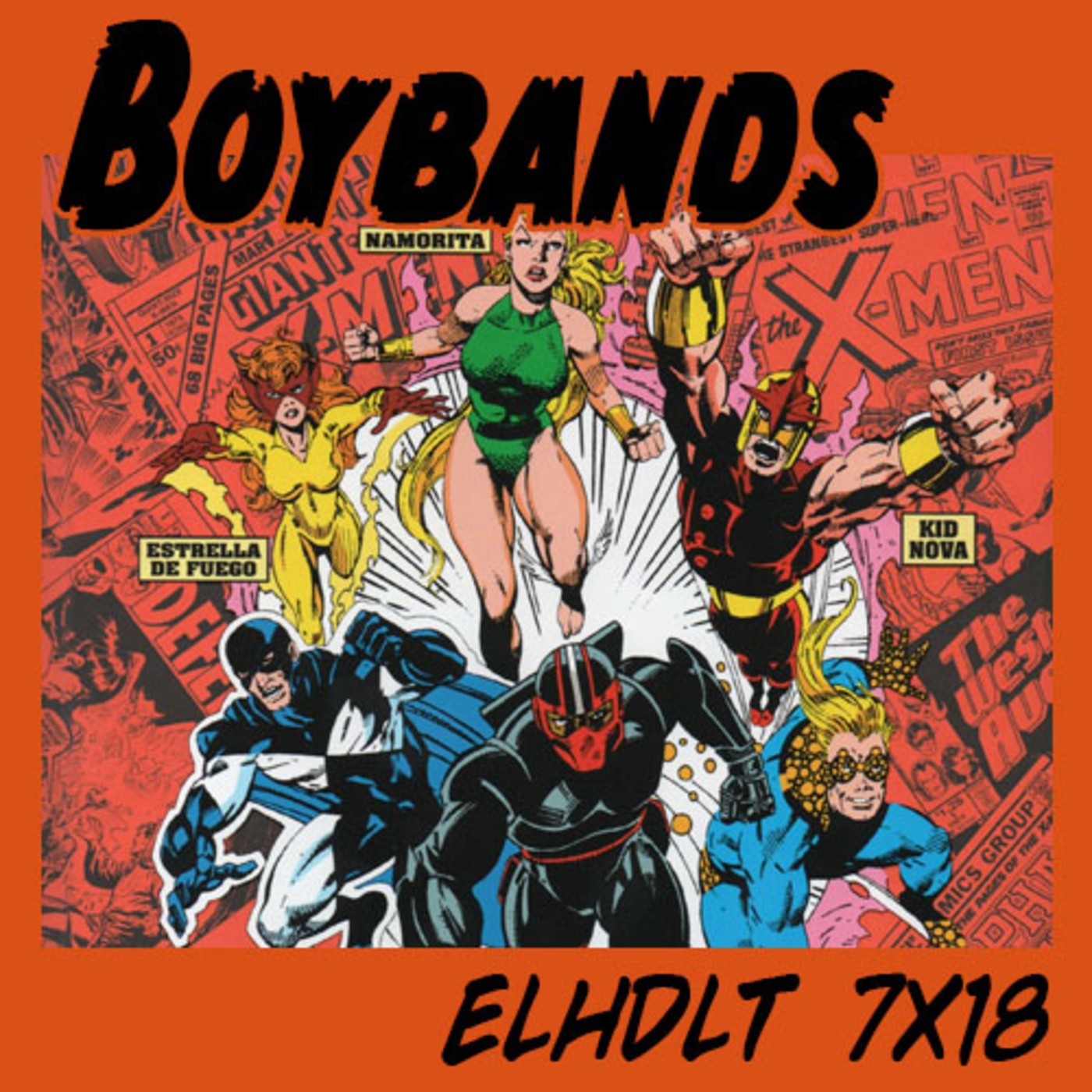 [ELHDLT] 7x18 Boybands episode artwork