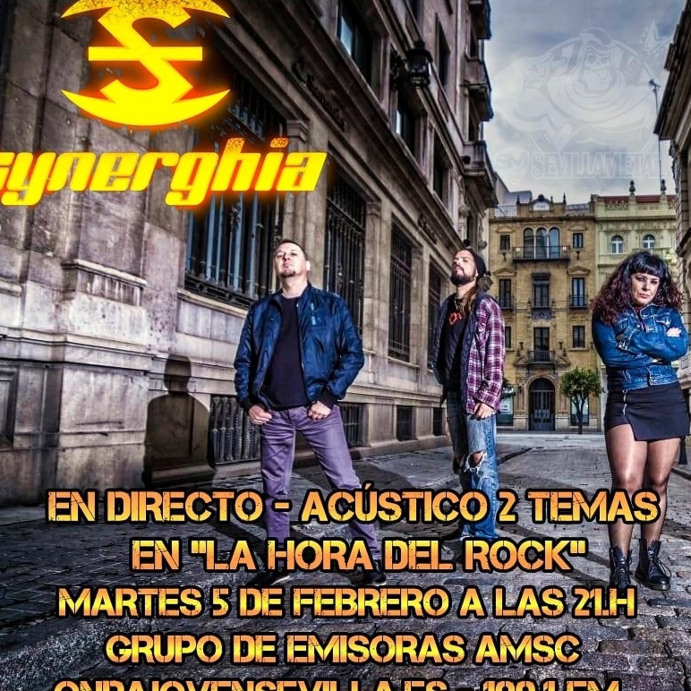 Primer acústico en la hora del rock synerghia en exclusiva