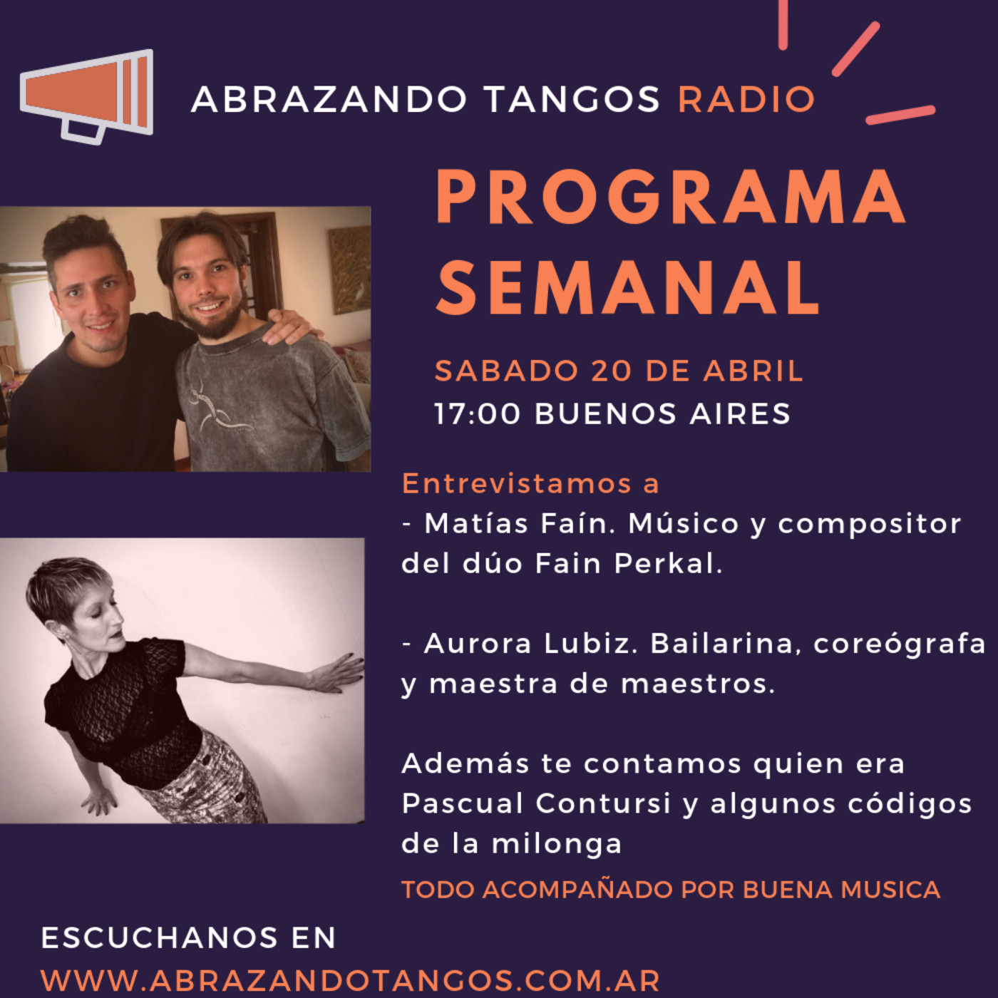 El semanal de Abrazando Tangos