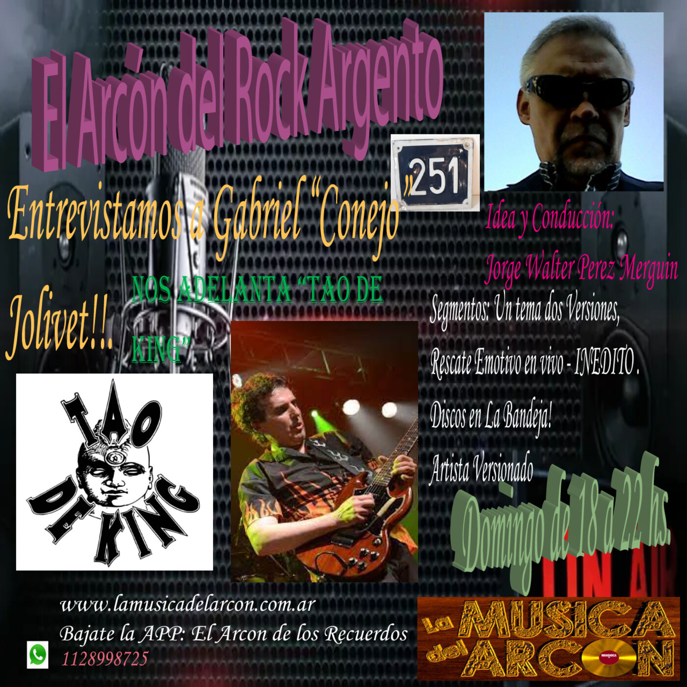 El Arcon del Rock Argento - Emision n° 251 con Gabriel Jolivet - 22-08-2021 episode artwork