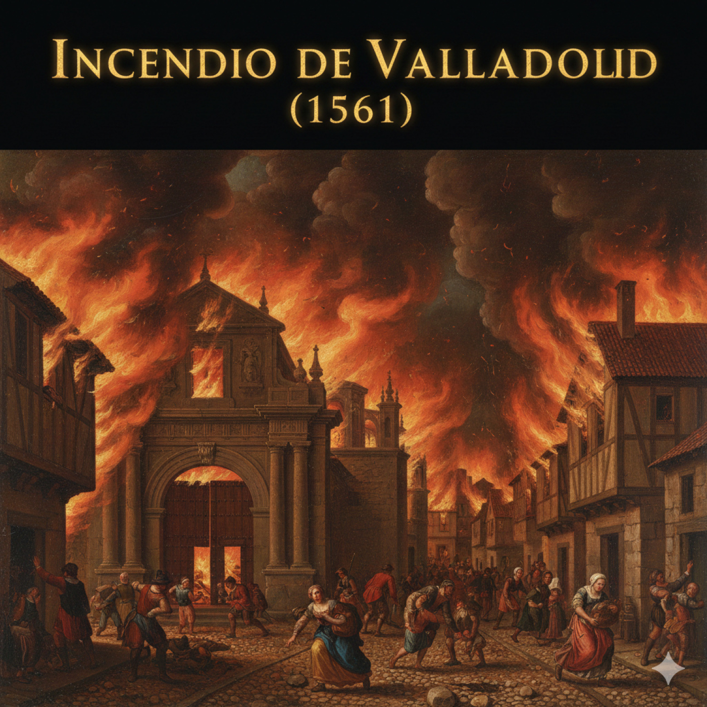 El fuego que consumió la corte: el incendio de Valladolid en 1561 y su resonancia histórica episode artwork