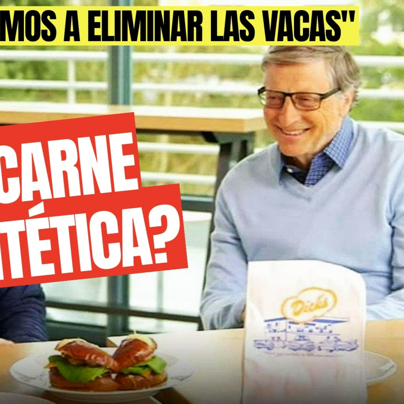 LE DAMOS CARNE FALSA A BILL GATES Y PASA ESTO