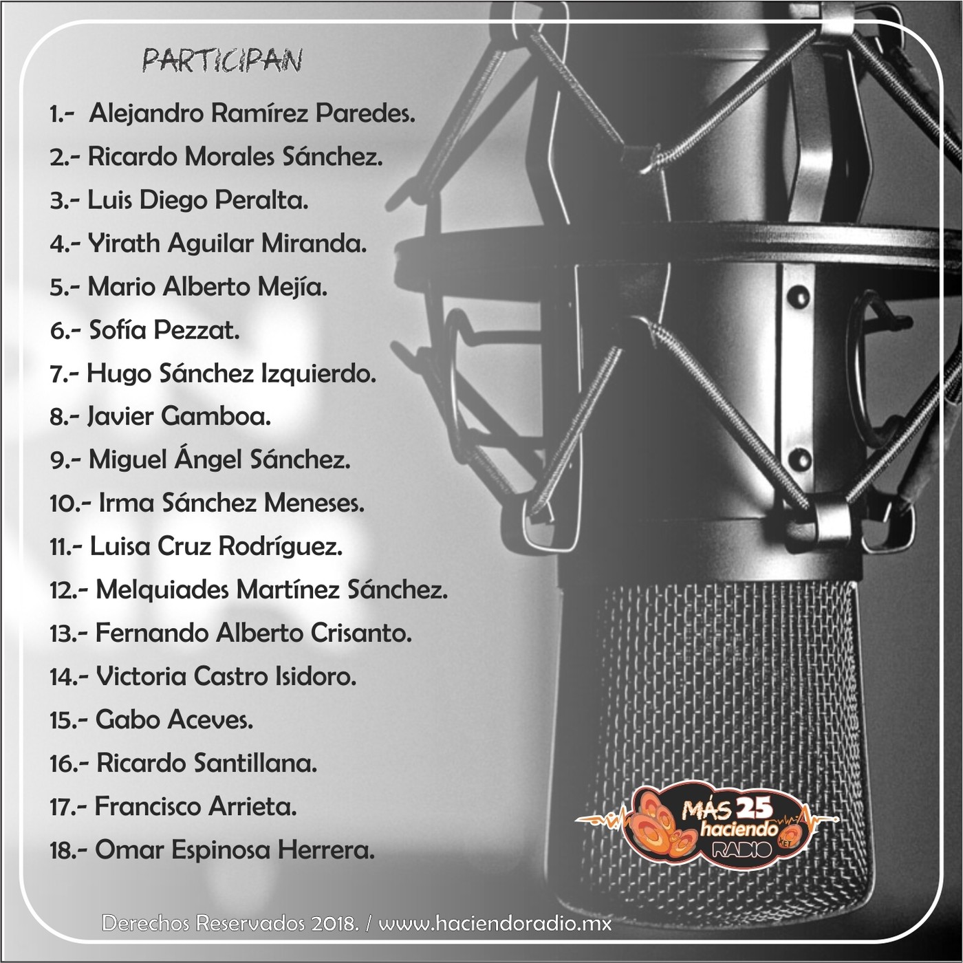 MÁS 25 HACIENDO RADIO - AUDIOLIBRO