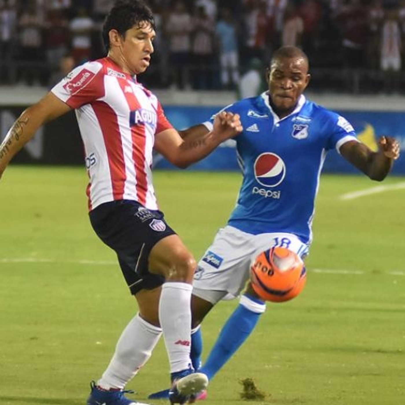 Narración del gol de Duvier Riascos al Junior