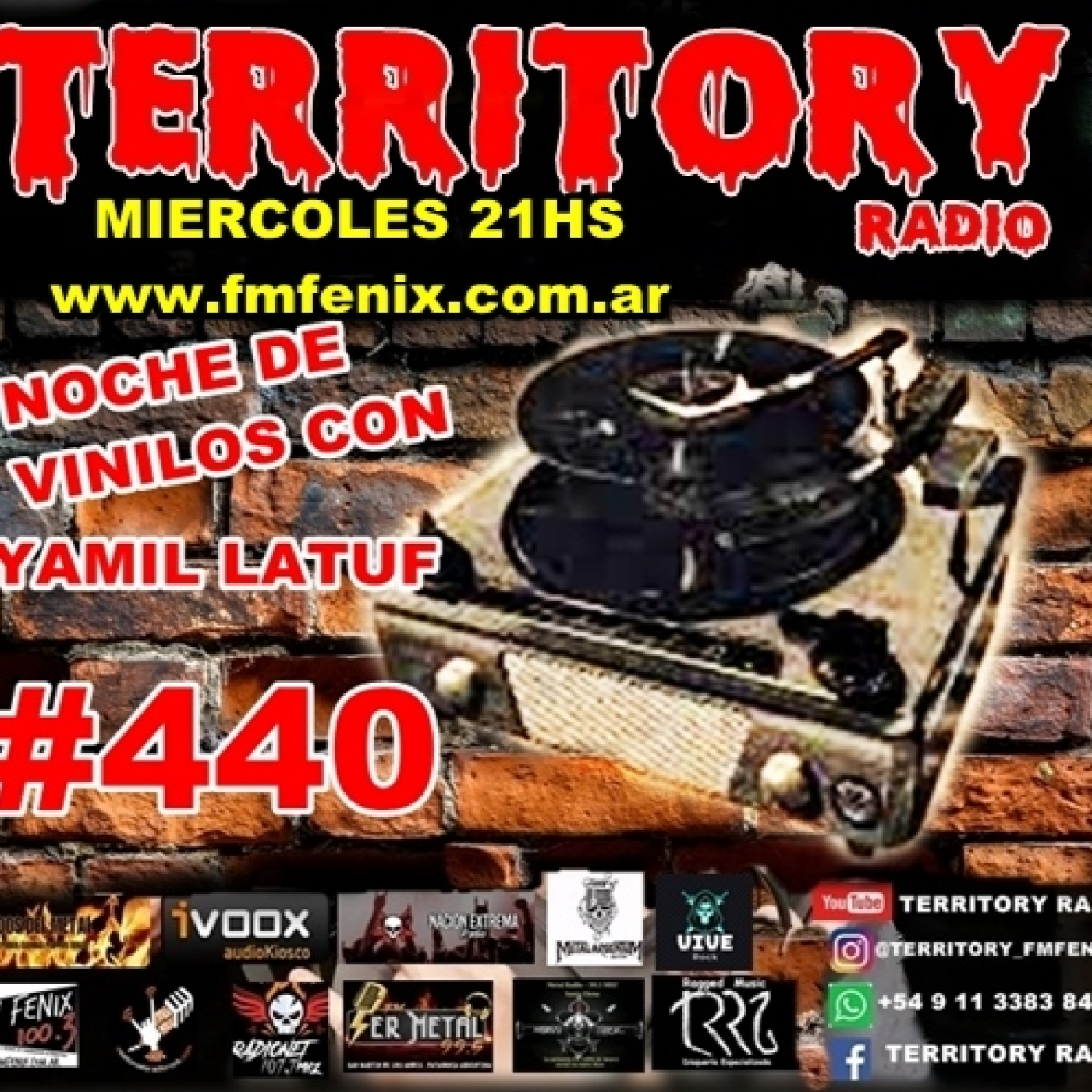 TERRITORY RADIO #440 (05-07-2023) YAMIL LATUF NOCHE DE VINILOS episode artwork