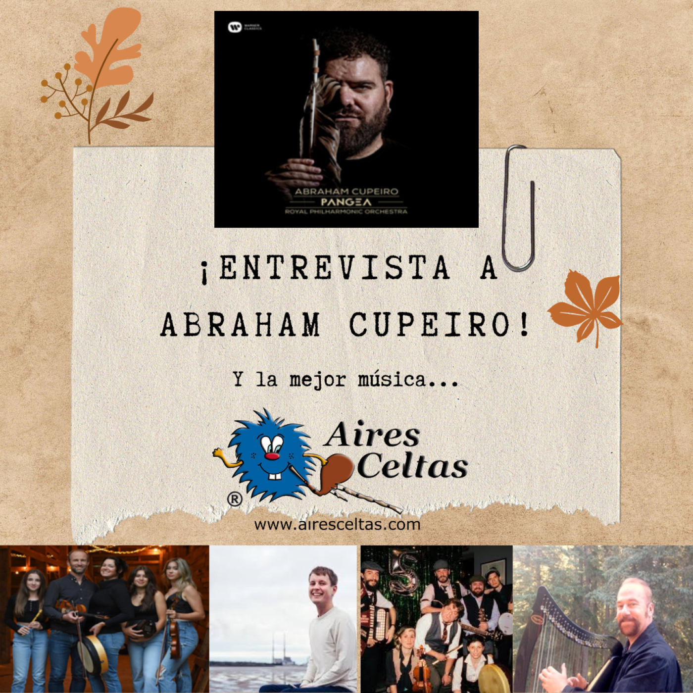 Aires Celtas 22-03-2025 - ENTREVISTA ABRAHAM CUPEIRO + MÚSICA episode artwork