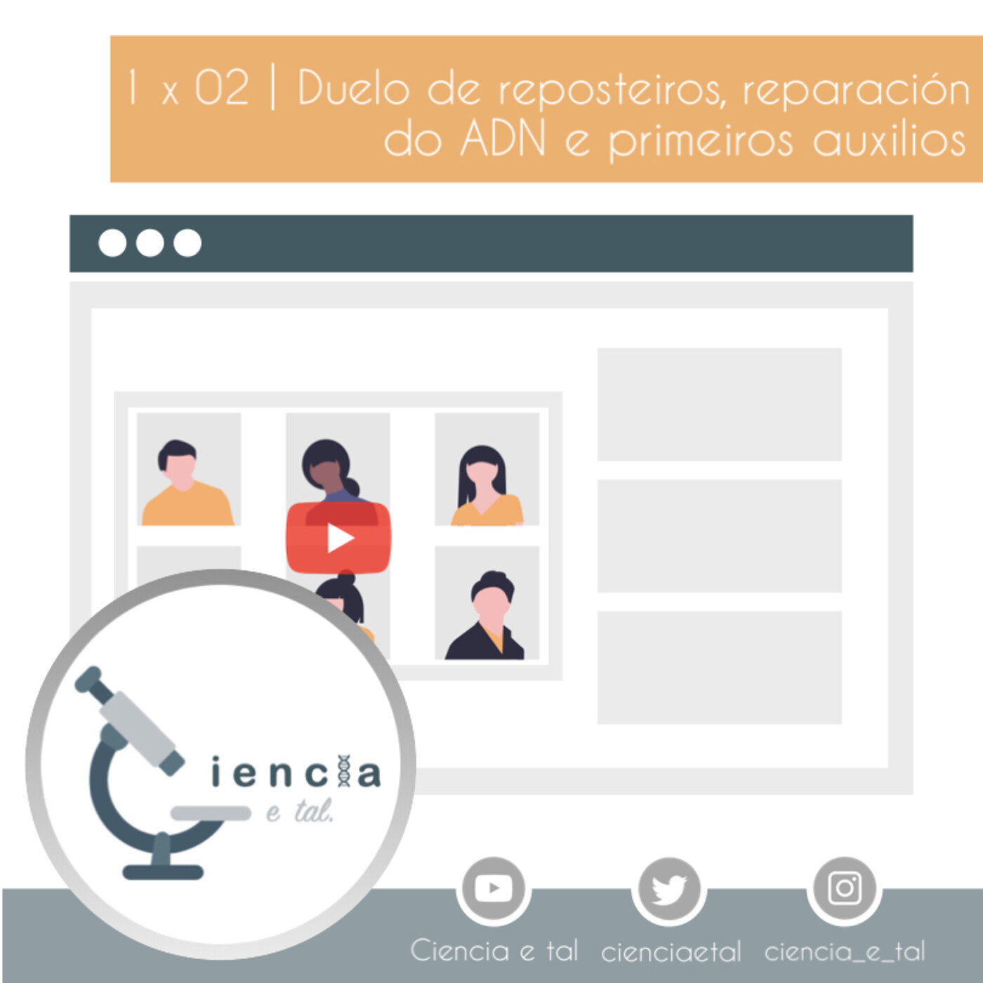 1×02 | Duelo de reposteiros, reparación do ADN e primeiros auxilios