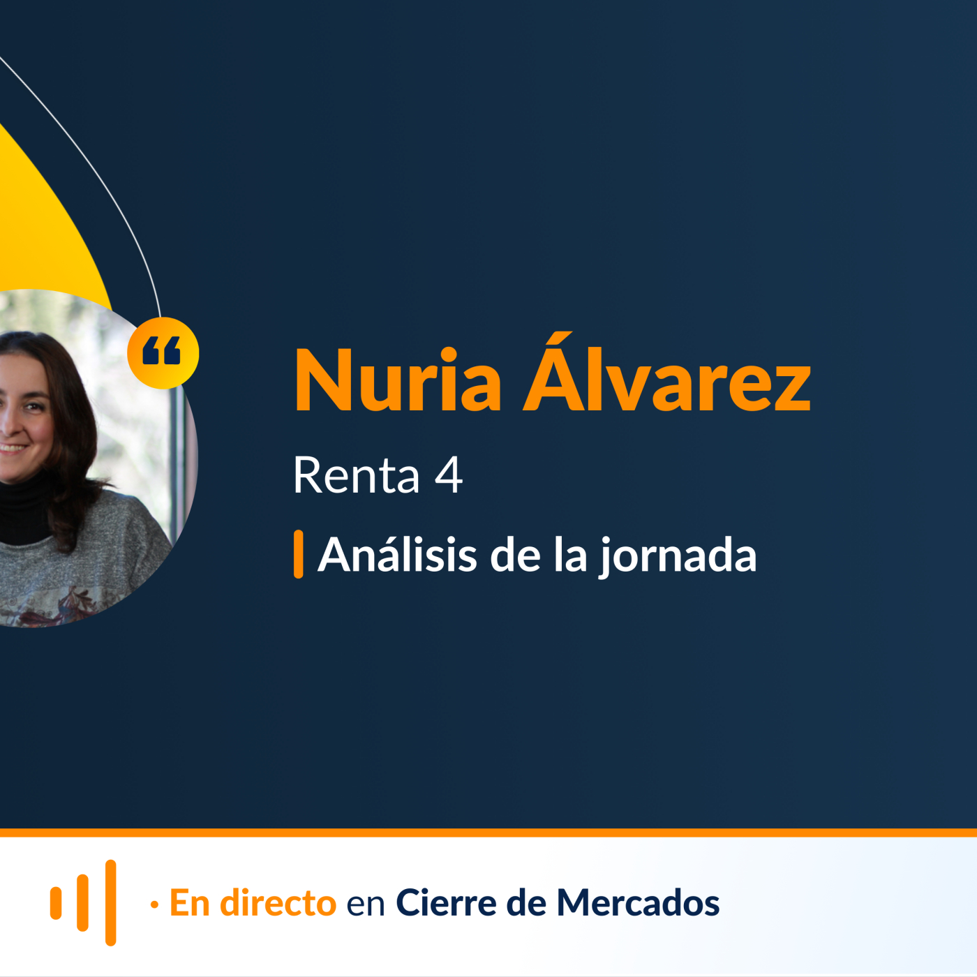 Análisis de mercado con Renta 4 Banco.