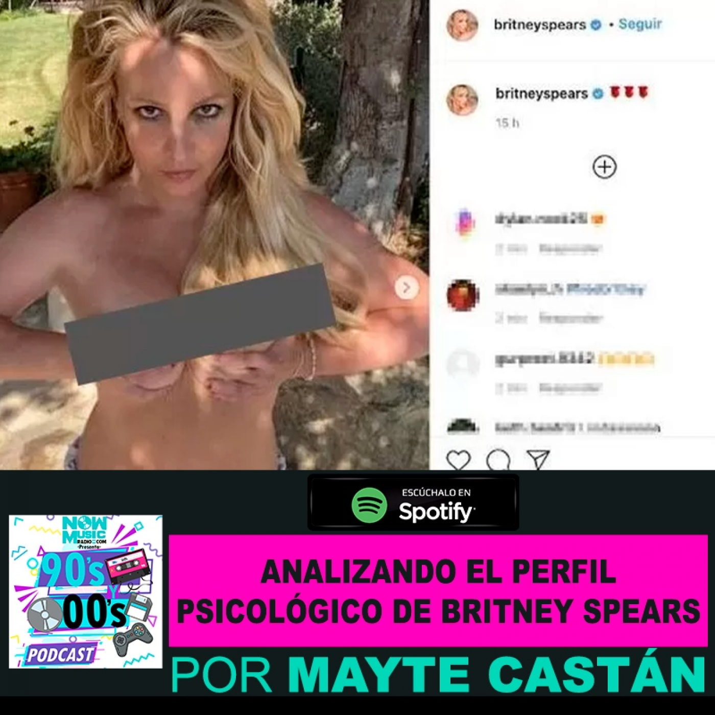 Analizando el perfil psicólógico de Britney Spears