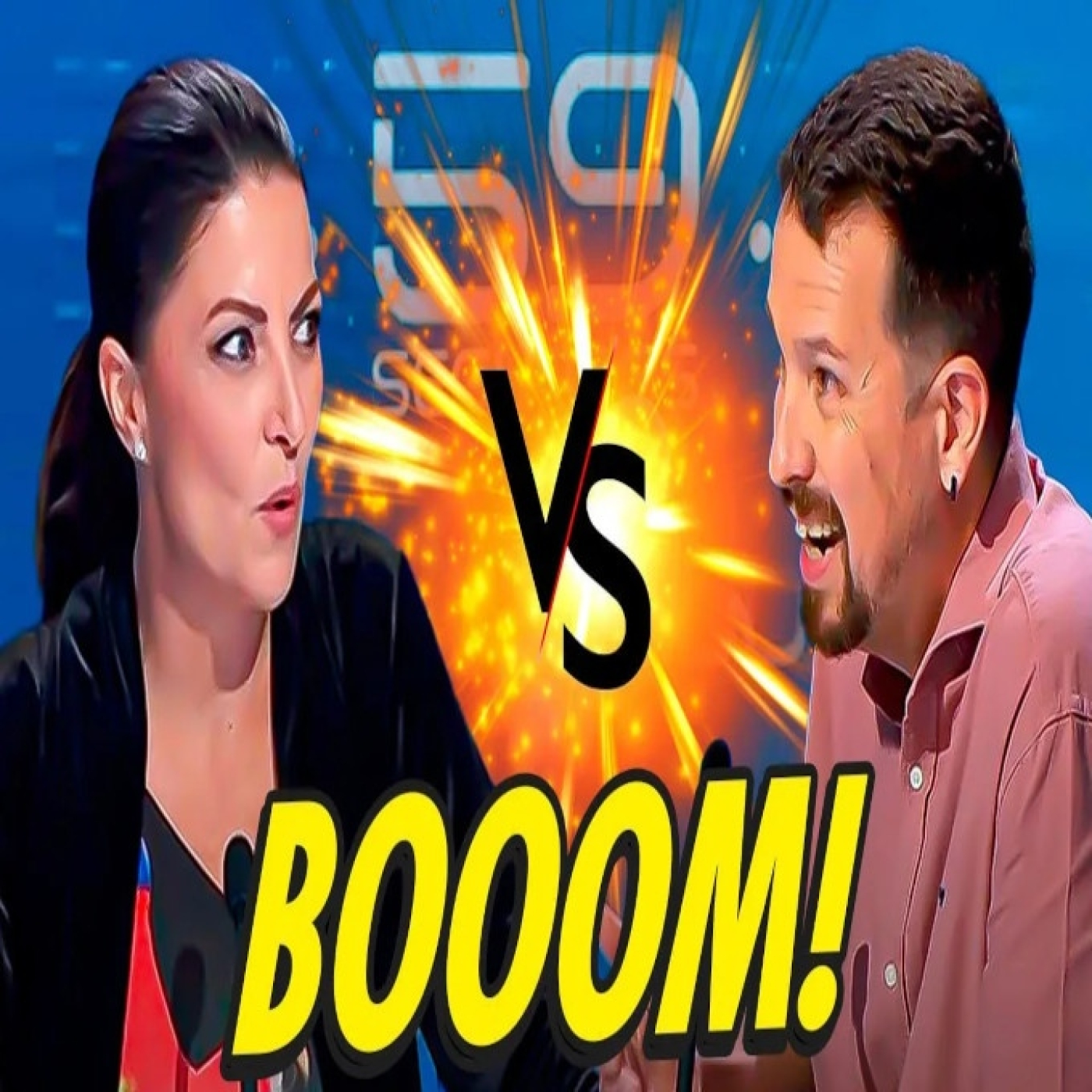 Choque explosivo entre pablo iglesias y olona en 59 segundos