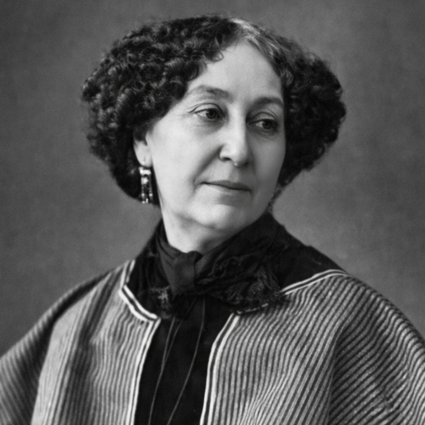 T06E18: George Sand (1804-1876), pseudónimo de Amantine Aurore Lucile Dupin, escritora y periodista francesa