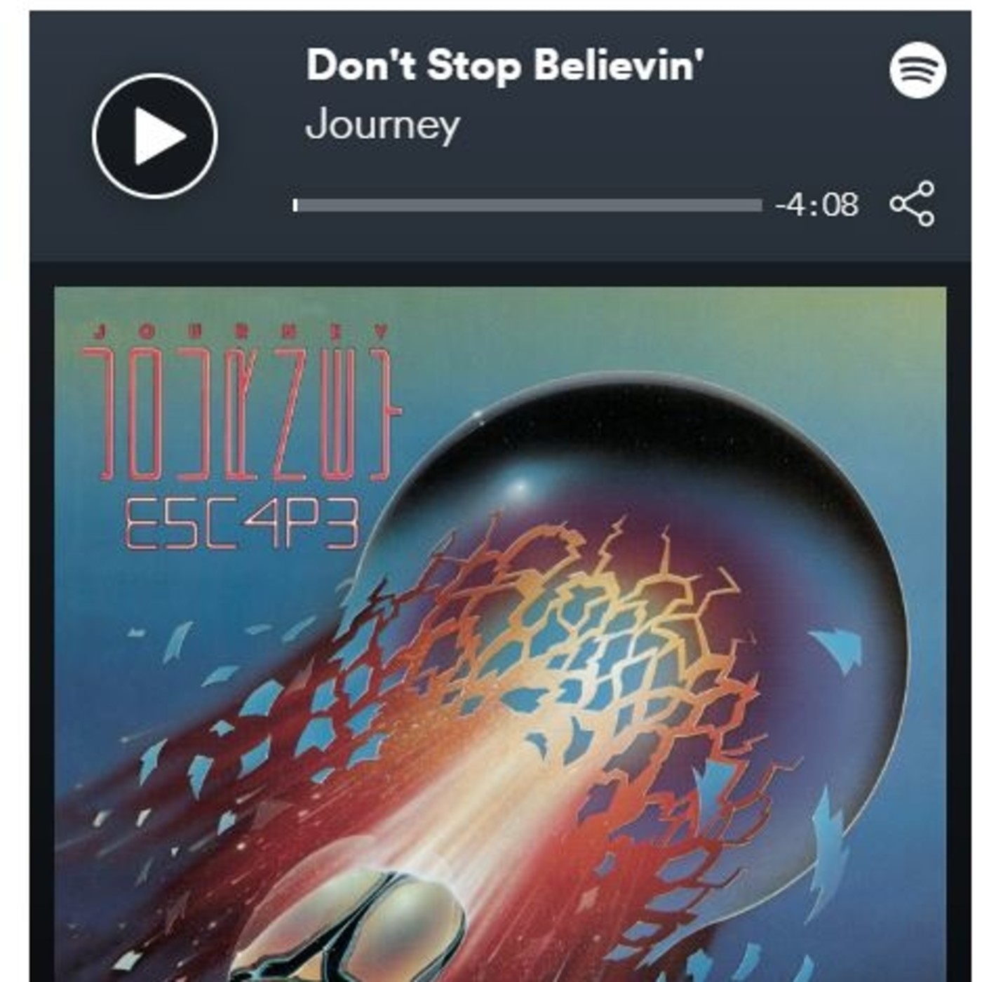 21 de junio de 2020 Don´t stop Believin' episode artwork
