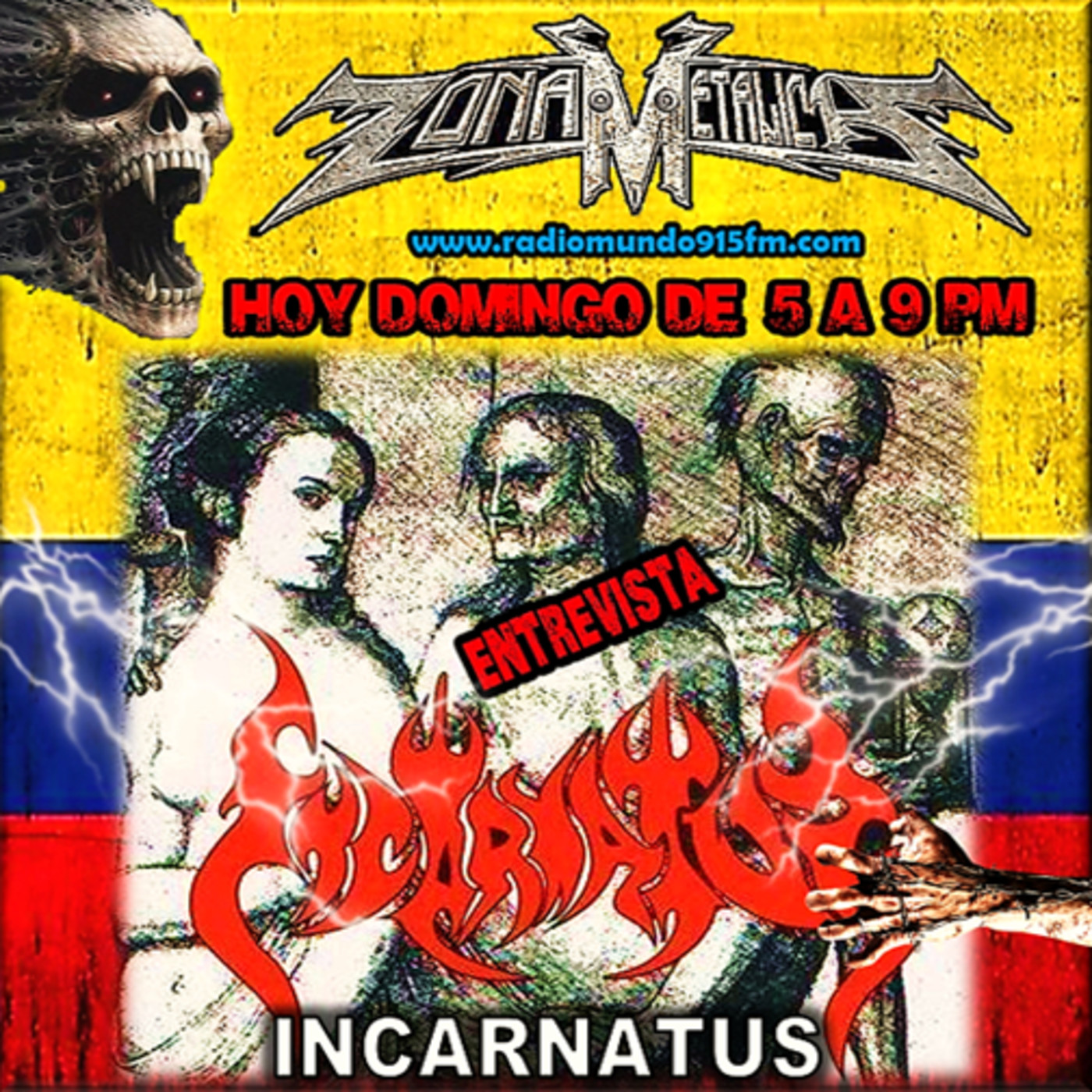 ZONA METALICA ENTREVISTA A DEMOLAY E INCARNATUS (PARTE 1) 26 -mayo-2019 episode artwork