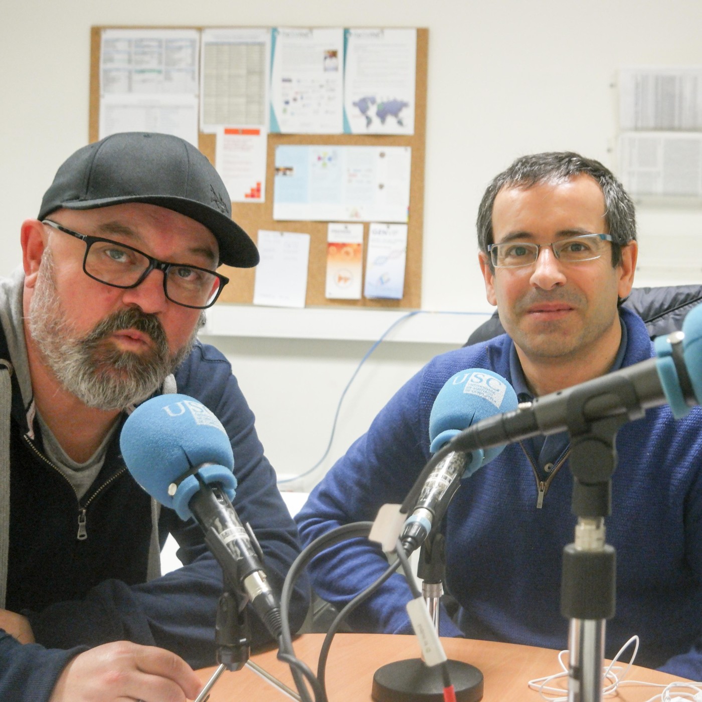No lab de xenética de poboacións con Antonio Salas