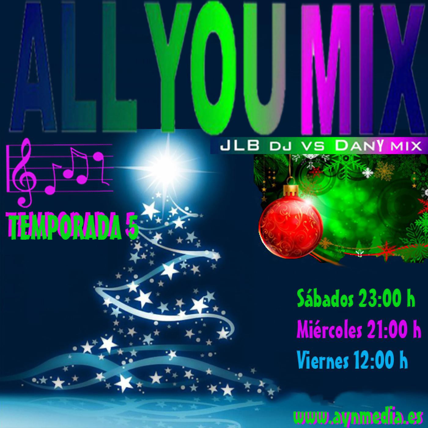 Descripción de All You Mix 148 con JLB DeeJay & Dany Mix episode artwork