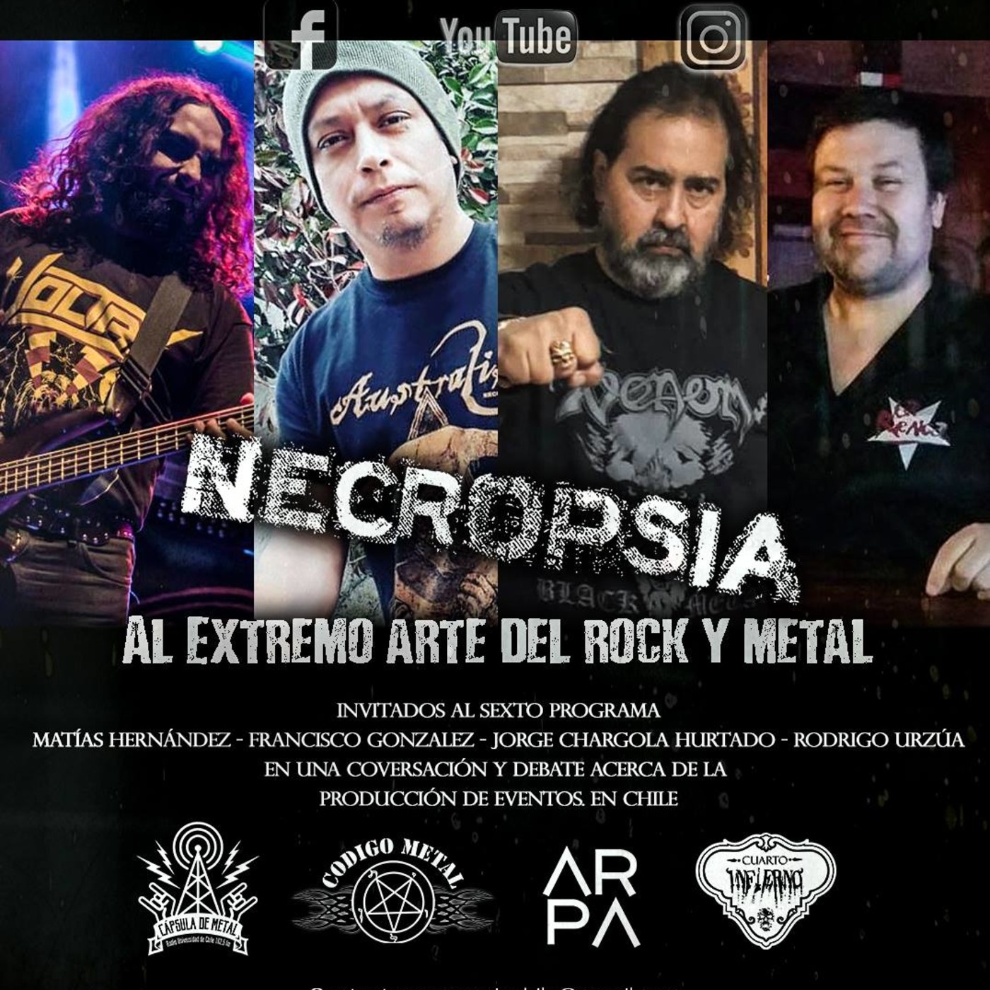 Necropsia al Extremo Arte del Rock y Metal