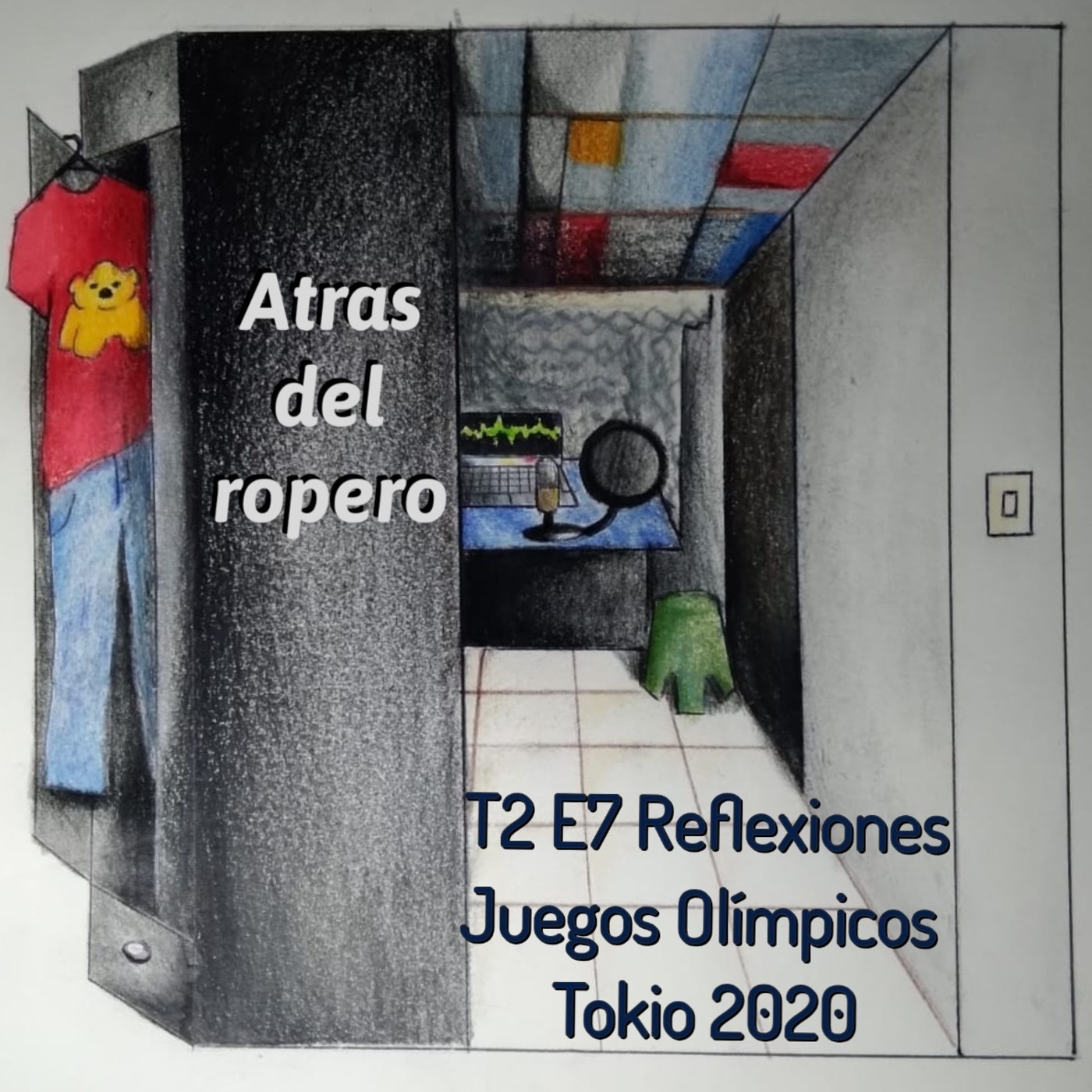 Atrás del ropero