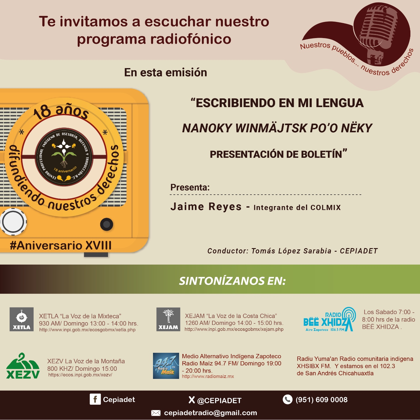 Nuestros Pueblos...Nuestros Derechos