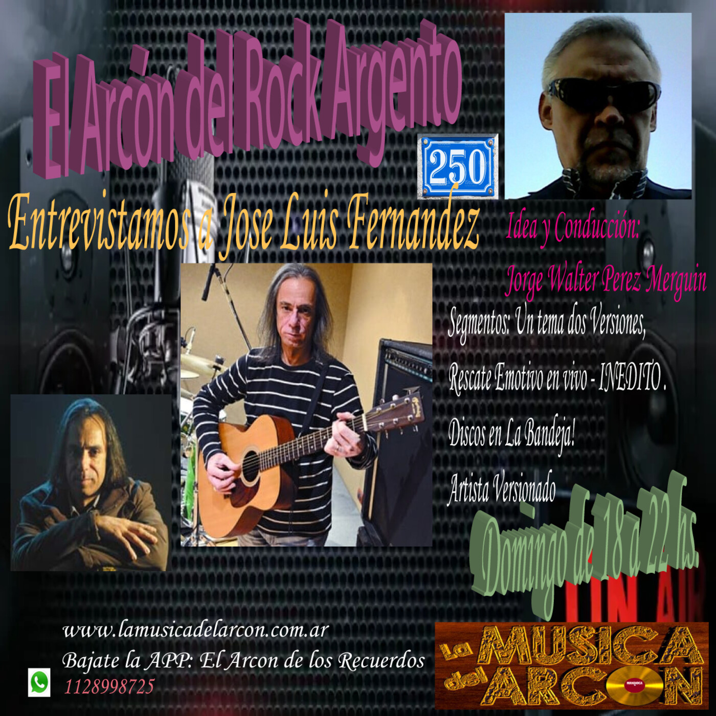 El Arcon del Rock Argento - Emision n° 250 con Jose Luis Fernandez - 15-08-2021 episode artwork