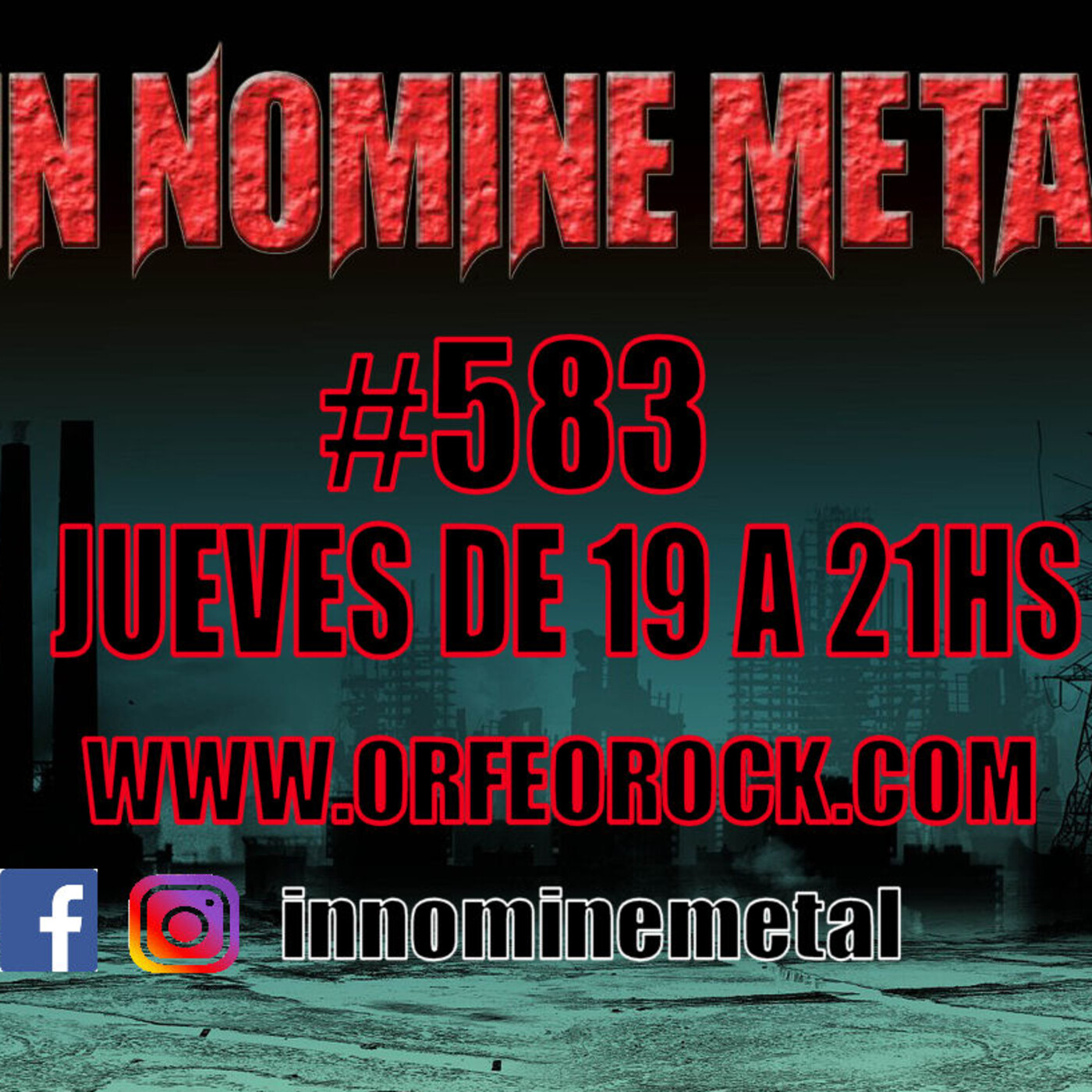 In Nomine Metal 583 - Jueves 08-07-2021 episode artwork