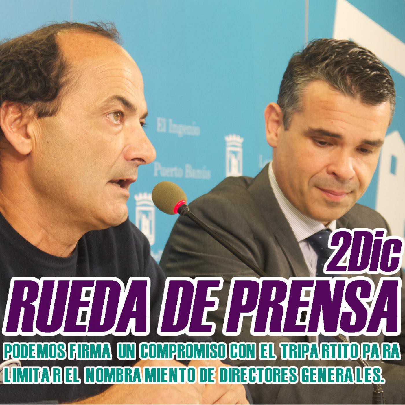 Ruedas de Prensa CSSP - PODEMOS