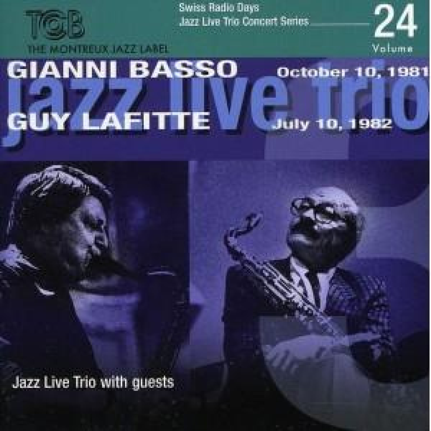 Swiss Radio Days. Vol. 24. Gianni Basso & Guy Lafitte. Zürich 1981, 1982. 1ª parte. 3/4. episode artwork