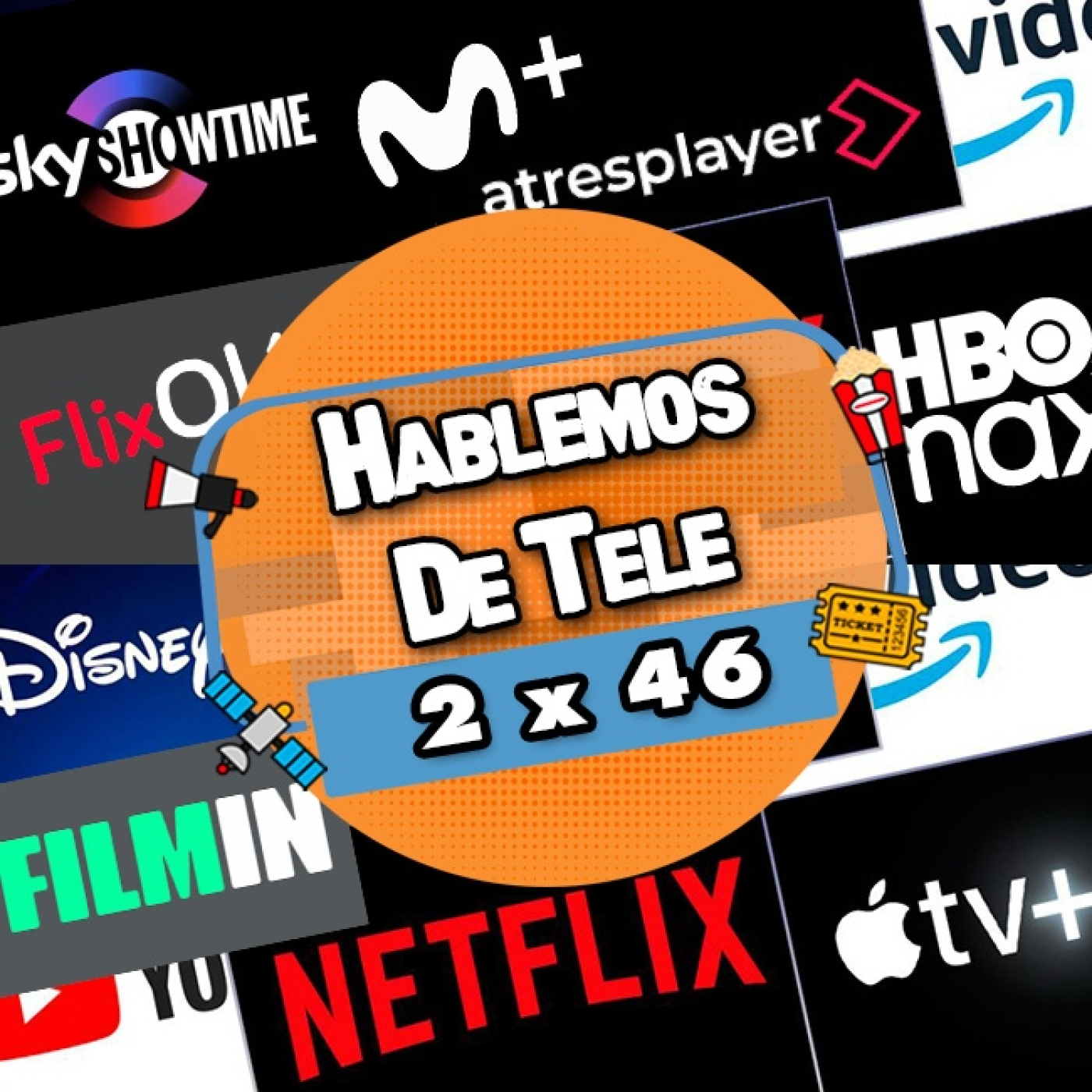 HablemosDeTele 2x46: Pluto TV nuevos canales, Cambios en OrangeTV y Tivify, Cine en SkyShowtime