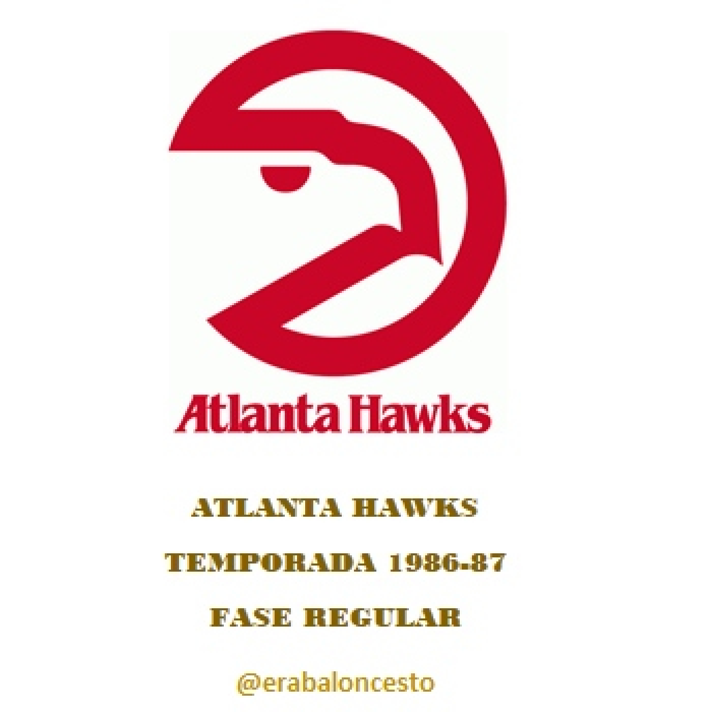 Era baloncesto - NBA 1987 (14) - Atlanta Hawks