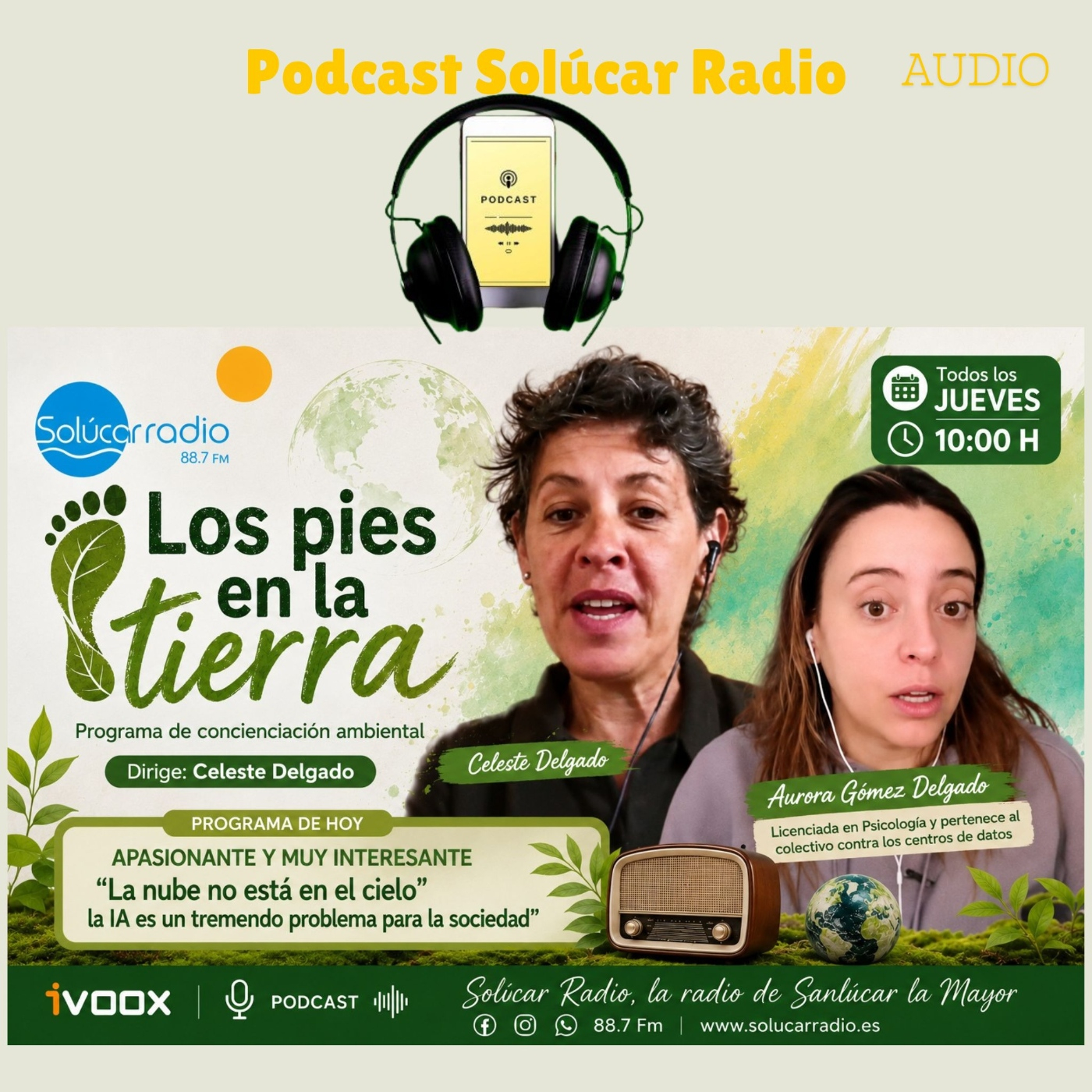 CON LOS PIES EN LA TIERRA "Contra Centro de datos" Aurora Gómez Delgado episode artwork