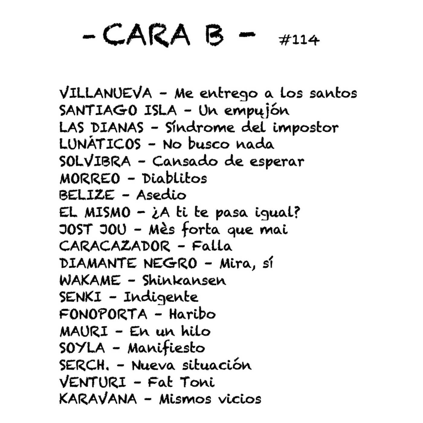 Cara B - 114