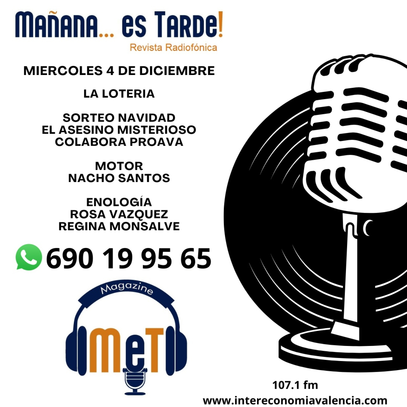MAÑANA ES TARDE!!! MET
