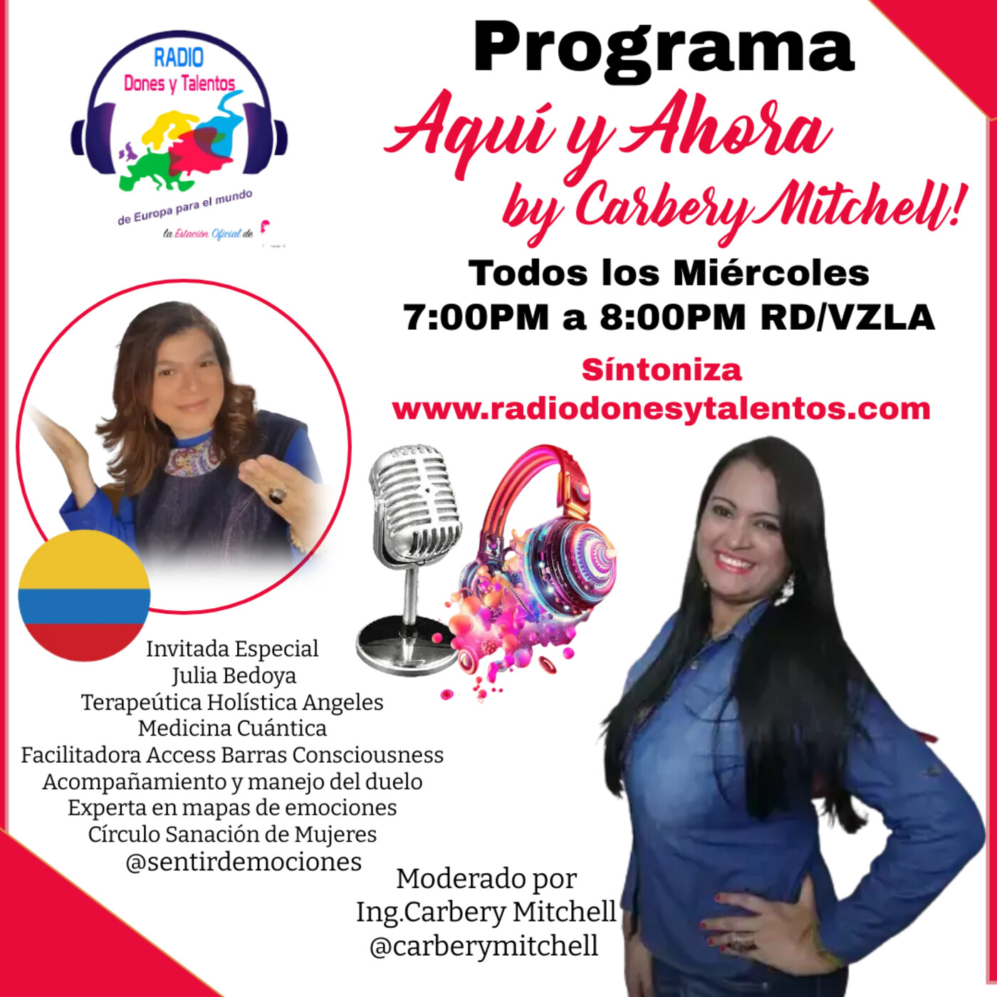 Aquí y Ahora con Carbery Mitchell