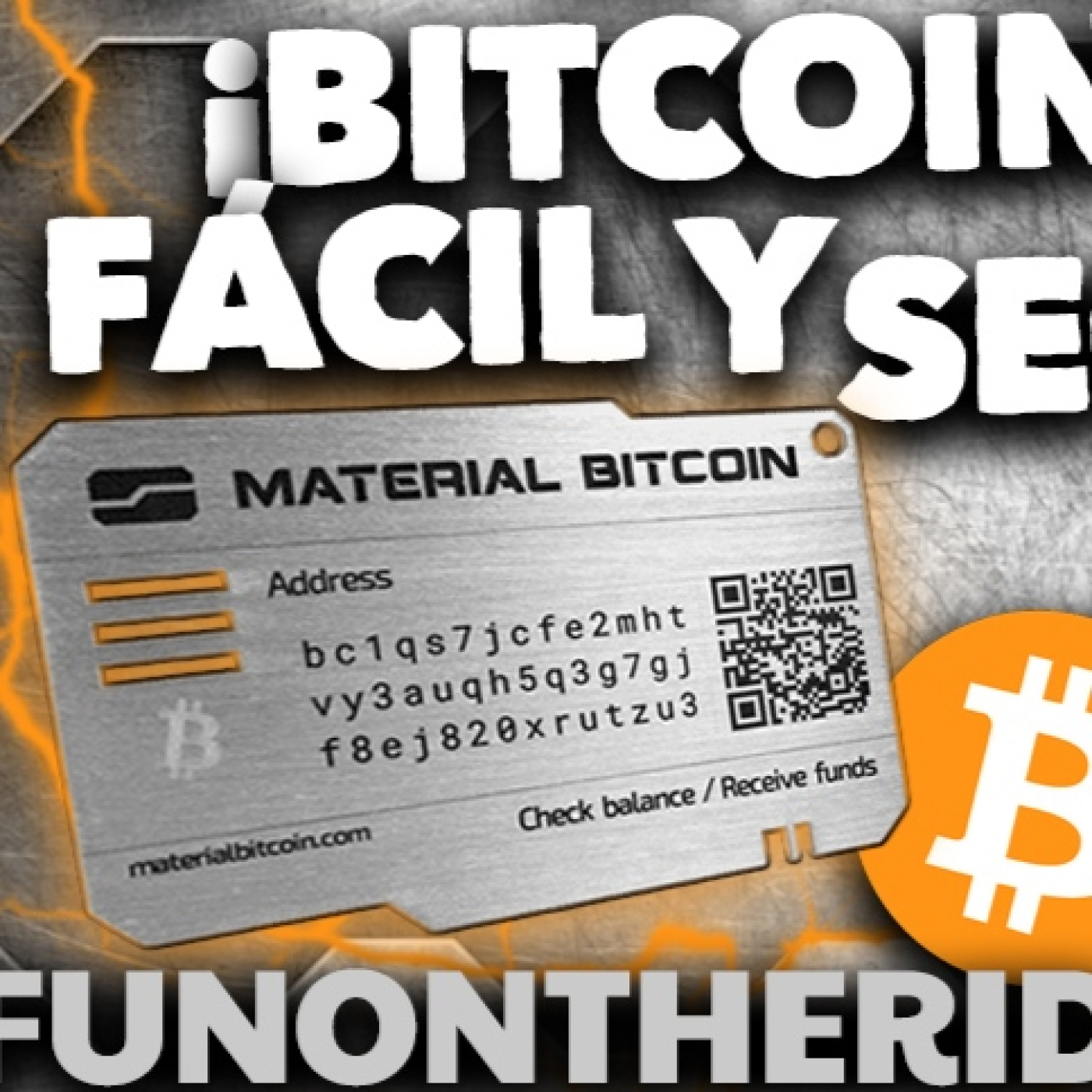 ¡BITCOIN FÁCIL Y SEGURO con MATERIAL BITCOIN!