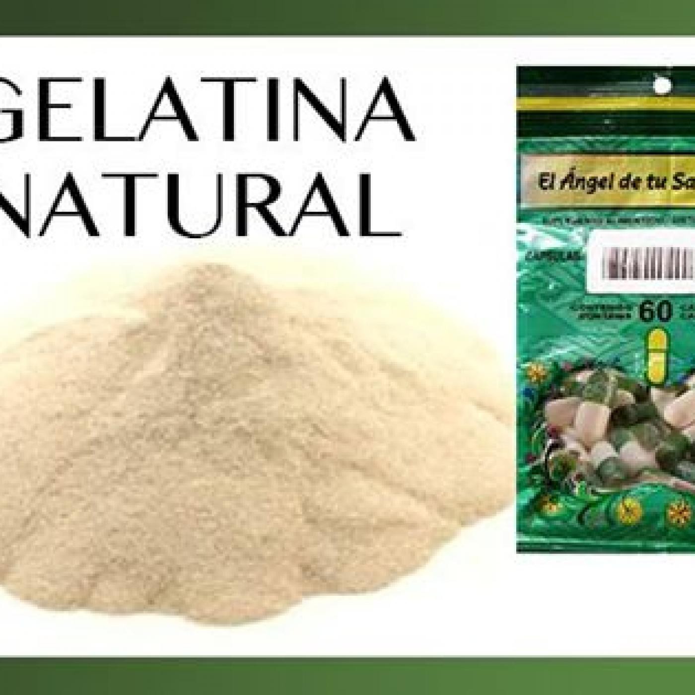 EL ÁNGEL DE TU SALUD- Rodrigo Mondragón - GELATINA NATURAL